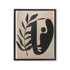 Abstract Mask Framed Canvas Print Gallery Image 6