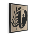Abstract Mask Framed Canvas Print Gallery Image 2