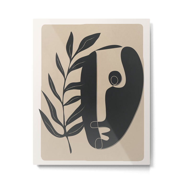 Abstract Mask Metal Print Gallery Image 1