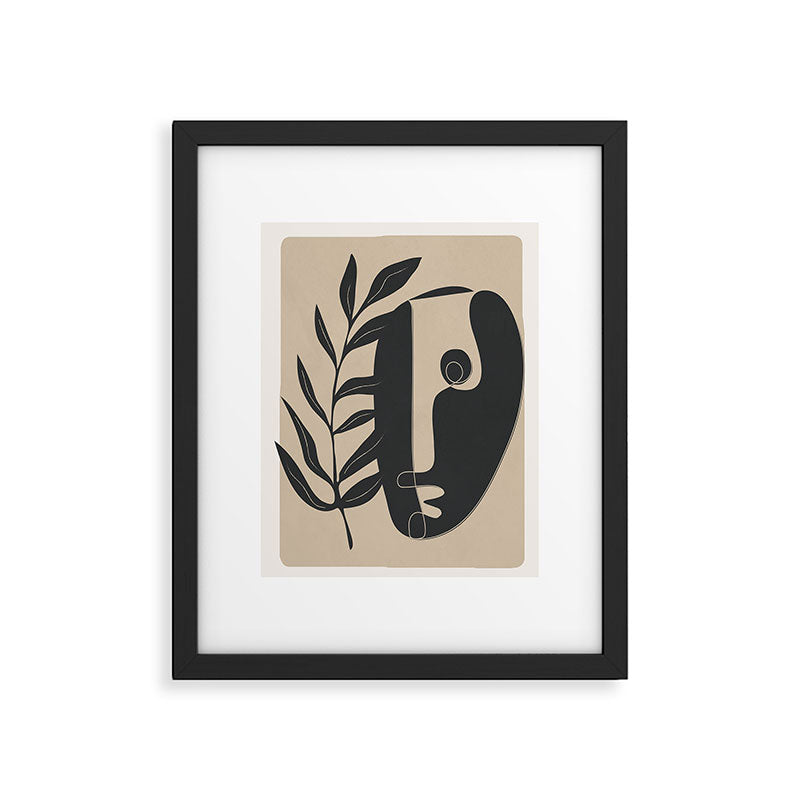 Abstract Mask Framed Art Print Gallery Image 5