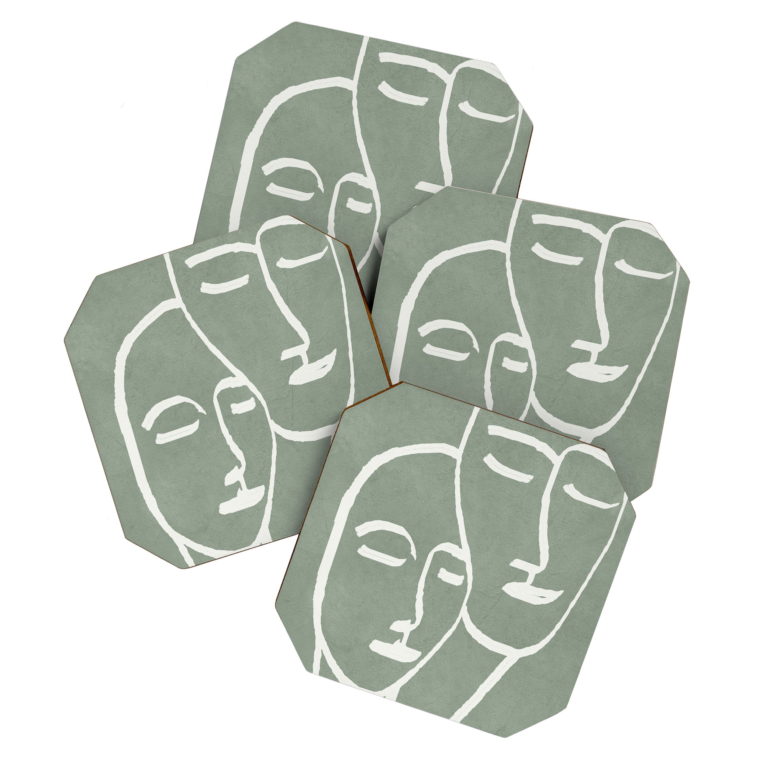Abstract Masks Coaster Gallery Image 1