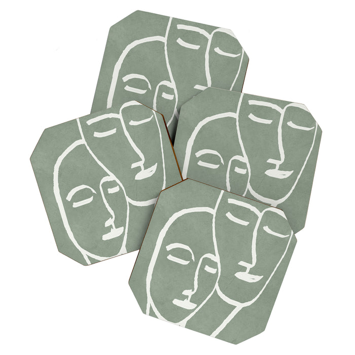 Abstract Masks Coaster Gallery Image 1