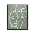 Abstract Masks Framed Canvas Print Gallery Image 8