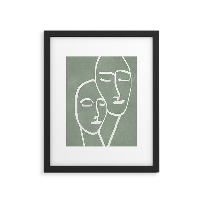 Abstract Masks Framed Art Print Gallery Image 1