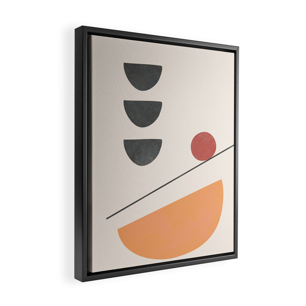 Abstract Minimal Art 01 Framed Canvas Print Gallery Image 2