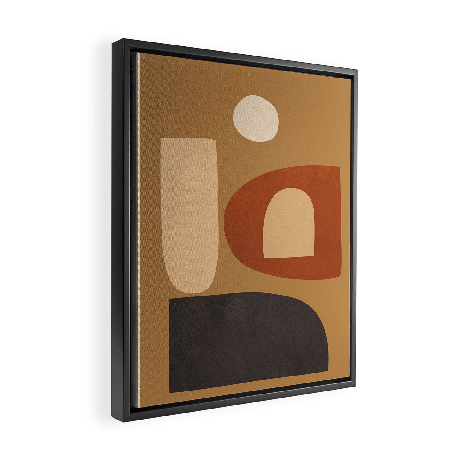 Abstract Minimal Art 2 Framed Canvas Print Gallery Image 2