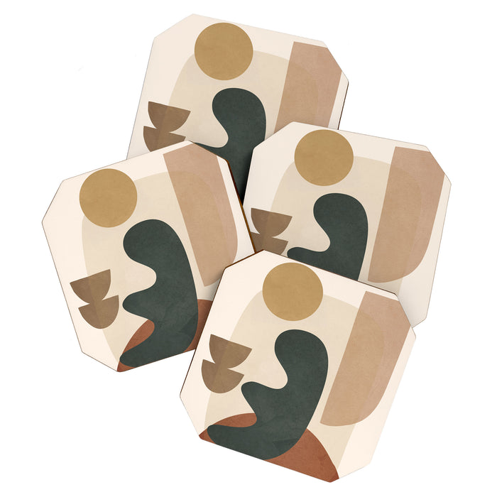 Abstract Minimal Art 28 Coaster Gallery Image 1
