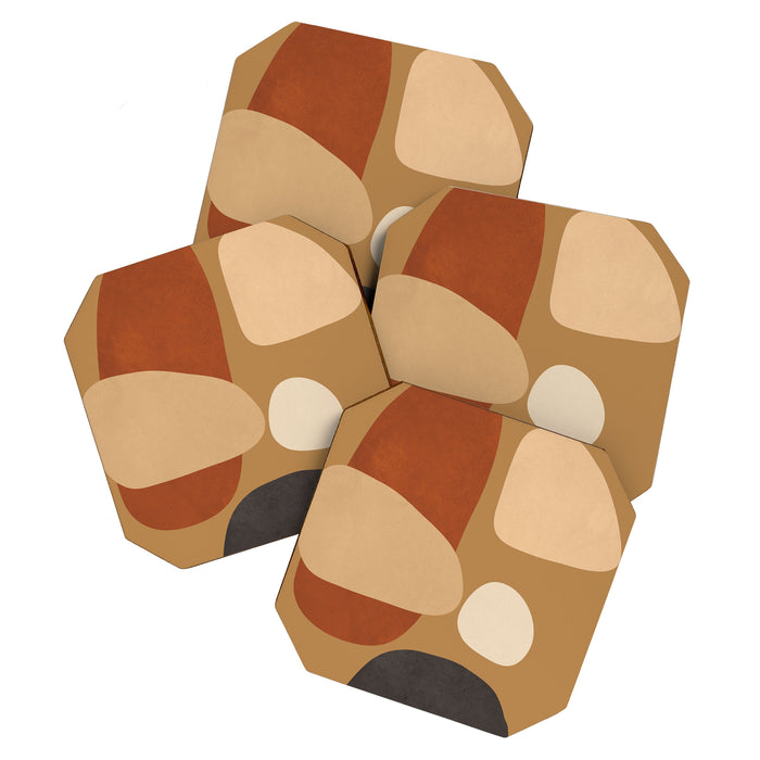 Abstract Minimal Art 3 Coaster Gallery Image 1