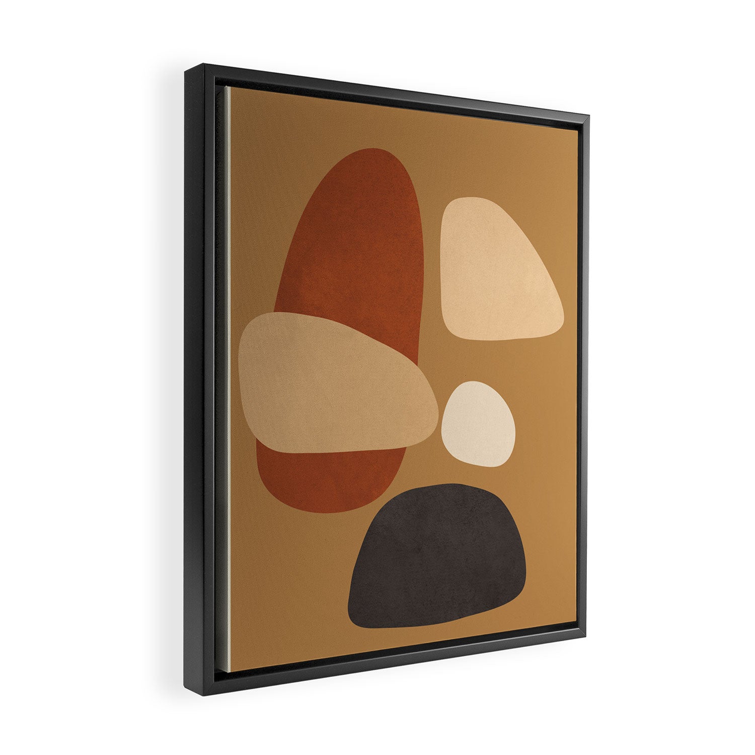 Abstract Minimal Art 3 Framed Canvas Print Gallery Image 2