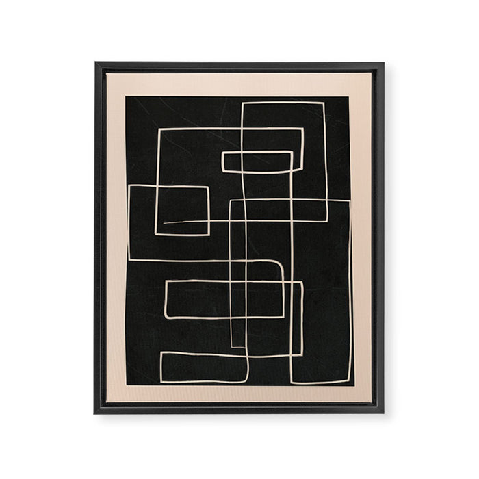 Abstract Minimal Art 30 Framed Canvas Print Gallery Image 1