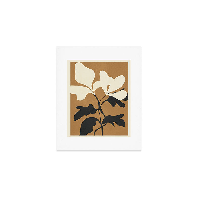 Abstract Modern Flowers 1 Art Print Gallery Image 1