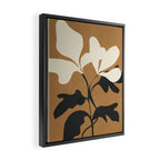 Abstract Modern Flowers 1 Framed Canvas Print Gallery Image 2