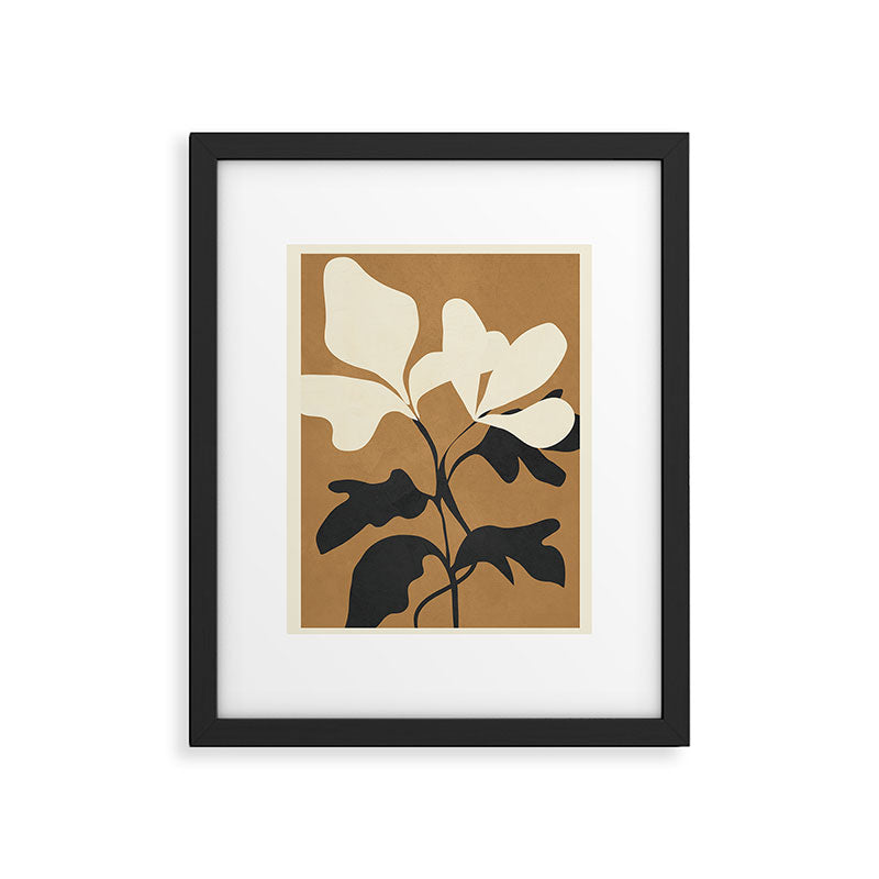Abstract Modern Flowers 1 Framed Art Print Gallery Image 5