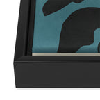 Abstract Modern Flowers 2 Framed Canvas Print Gallery Image 3