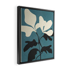 Abstract Modern Flowers 2 Framed Canvas Print Gallery Image 2