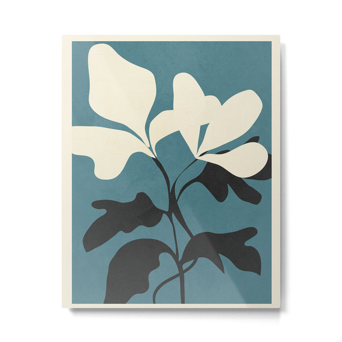 Abstract Modern Flowers 2 Metal Print Gallery Image 1