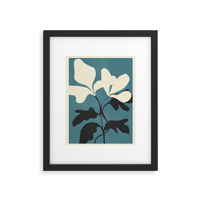 Abstract Modern Flowers 2 Framed Art Print Gallery Image 1
