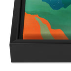 Abstract Mountains I Framed Canvas Print Gallery Image 3
