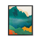 Abstract Mountains I Framed Canvas Print Gallery Image 6