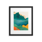 Abstract Mountains I Framed Art Print Gallery Image 5