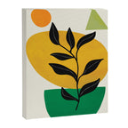 Abstract Organic Shapes and Leaves 2 Canvas Print Gallery Image 6