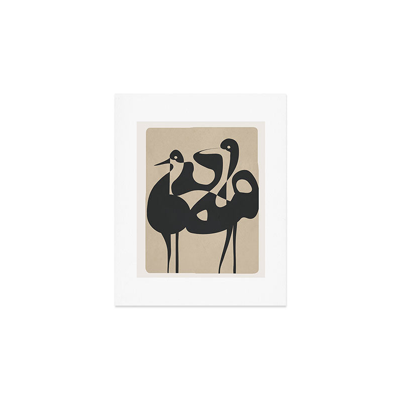 Abstract Pair Art Print Gallery Image 1