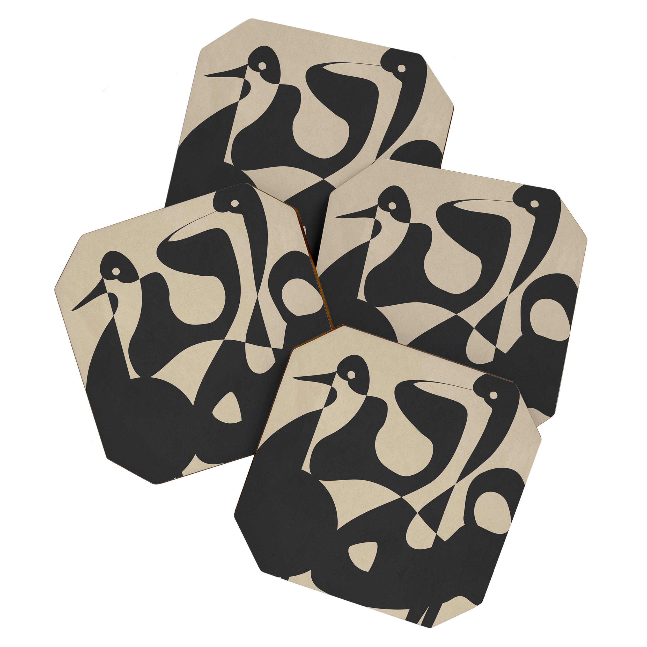 Abstract Pair Coaster Gallery Image 1