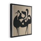 Abstract Pair Framed Canvas Print Gallery Image 2