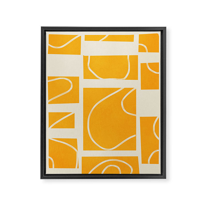 Abstract Pathways 2 Framed Canvas Print Gallery Image 6