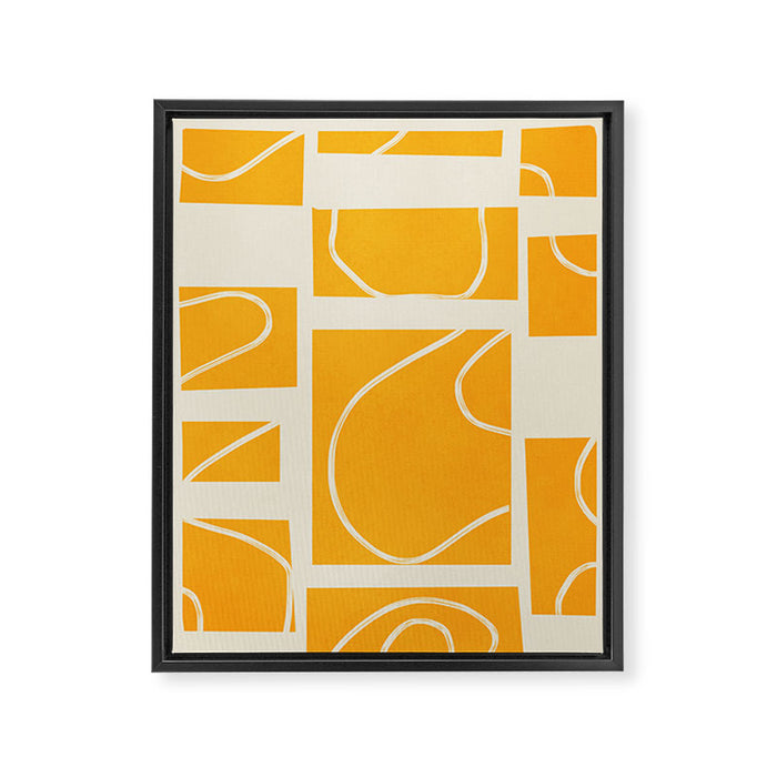Abstract Pathways 2 Framed Canvas Print Gallery Image 1