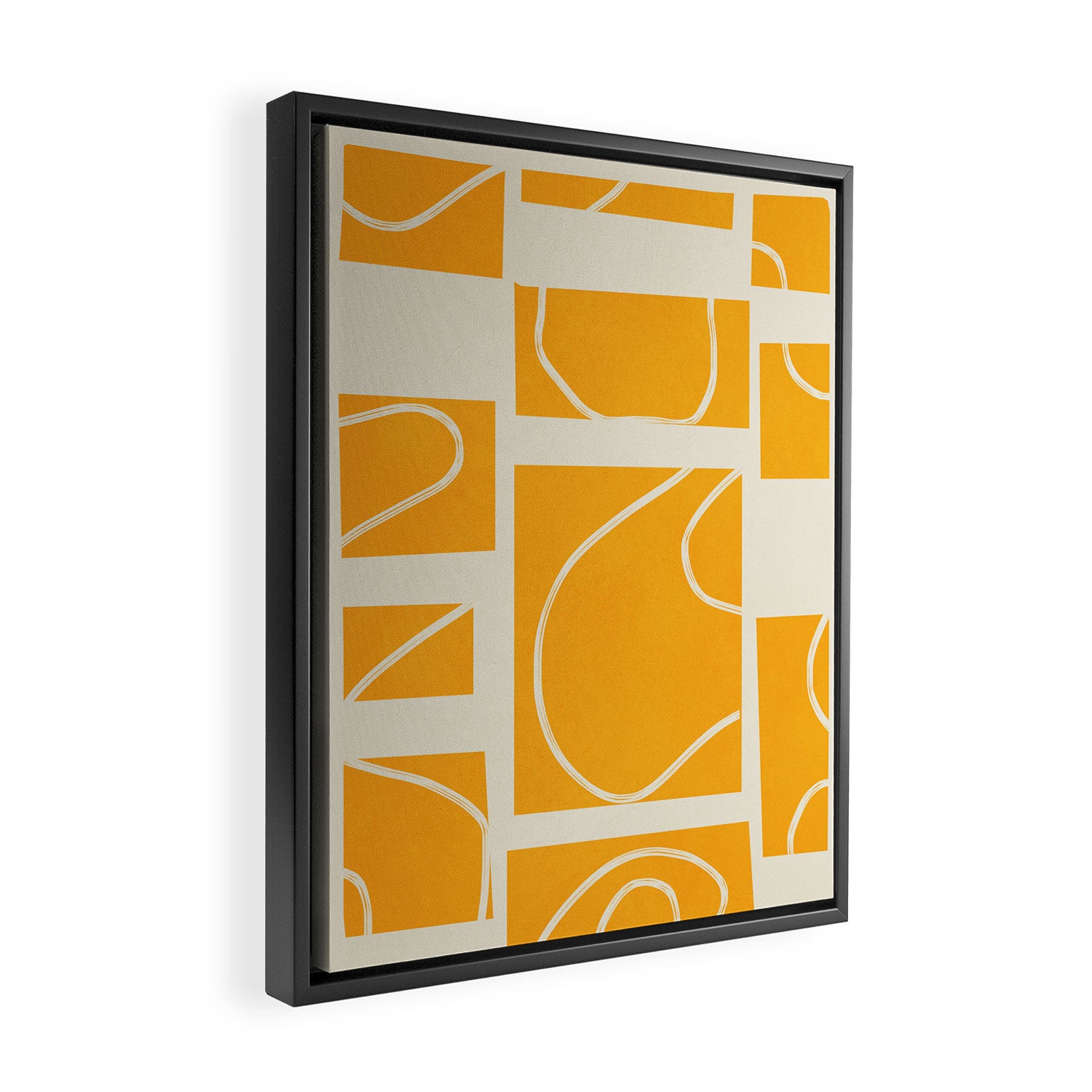 Abstract Pathways 2 Framed Canvas Print Gallery Image 2