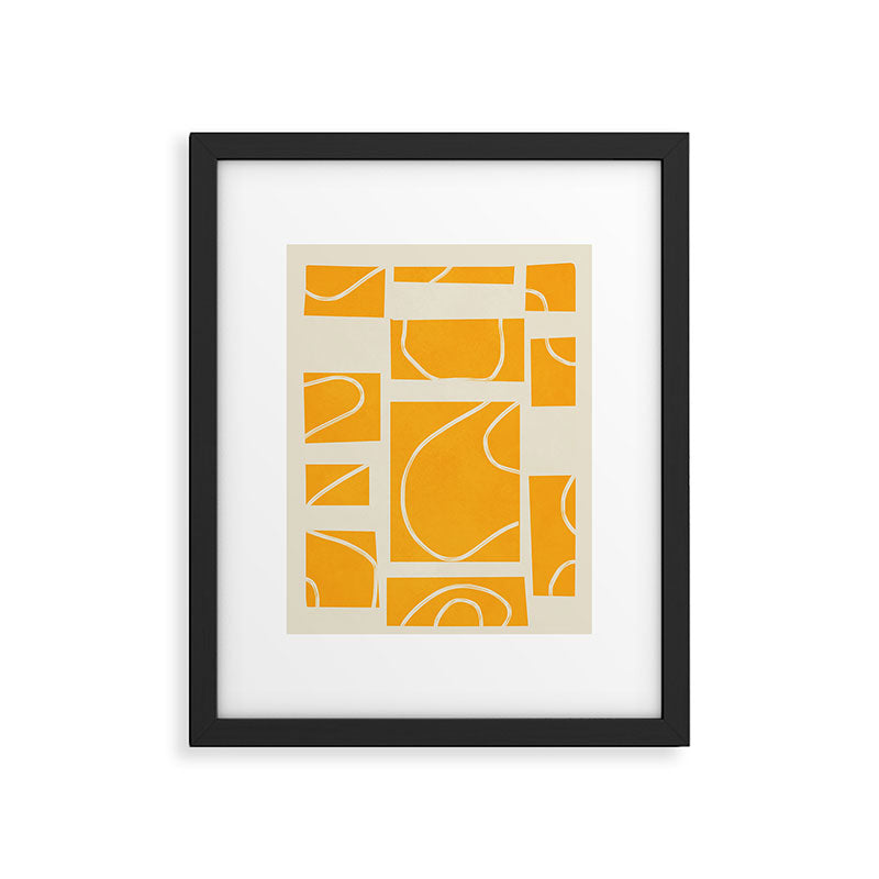 Abstract Pathways 2 Framed Art Print Gallery Image 4