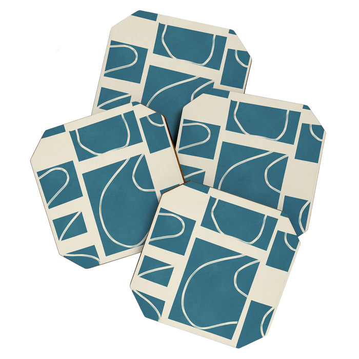 Abstract Pathways 3 Coaster Gallery Image 1