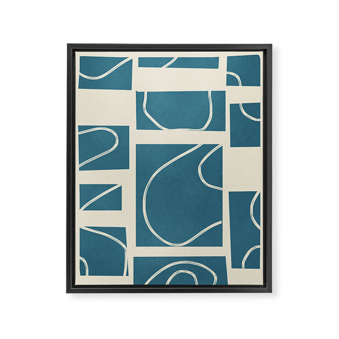 Abstract Pathways 3 Framed Canvas Print Gallery Image 1