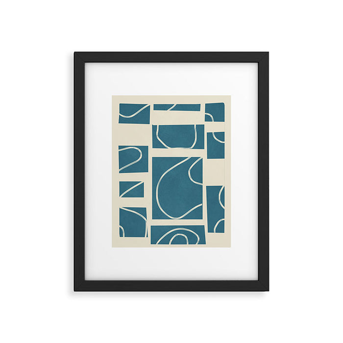 Abstract Pathways 3 Framed Art Print Gallery Image 1