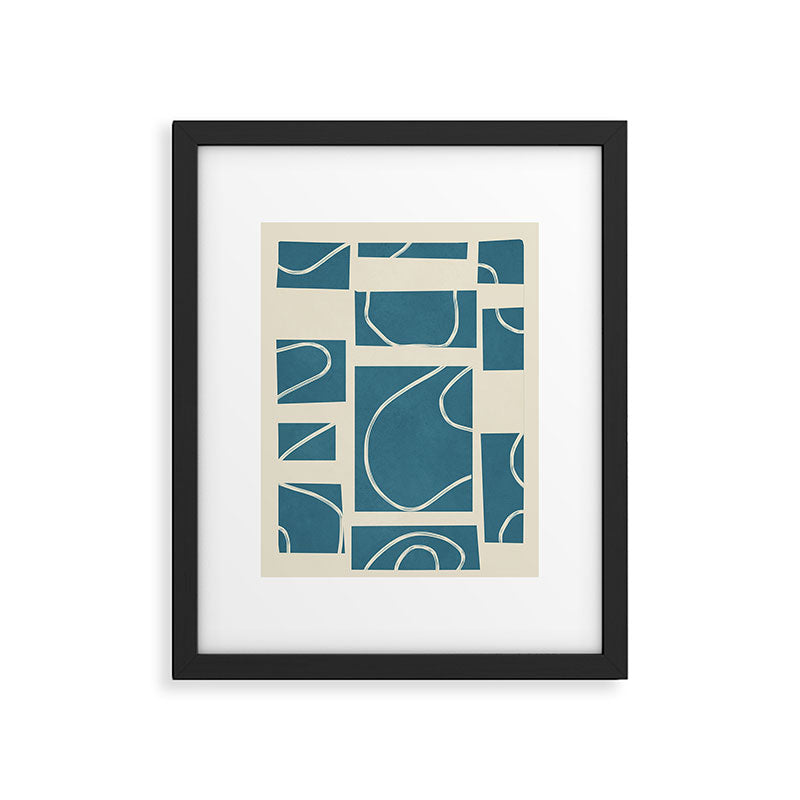 Abstract Pathways 3 Framed Art Print Gallery Image 5
