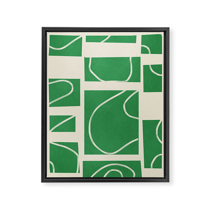 Abstract Pathways 4 Framed Canvas Print Gallery Image 1
