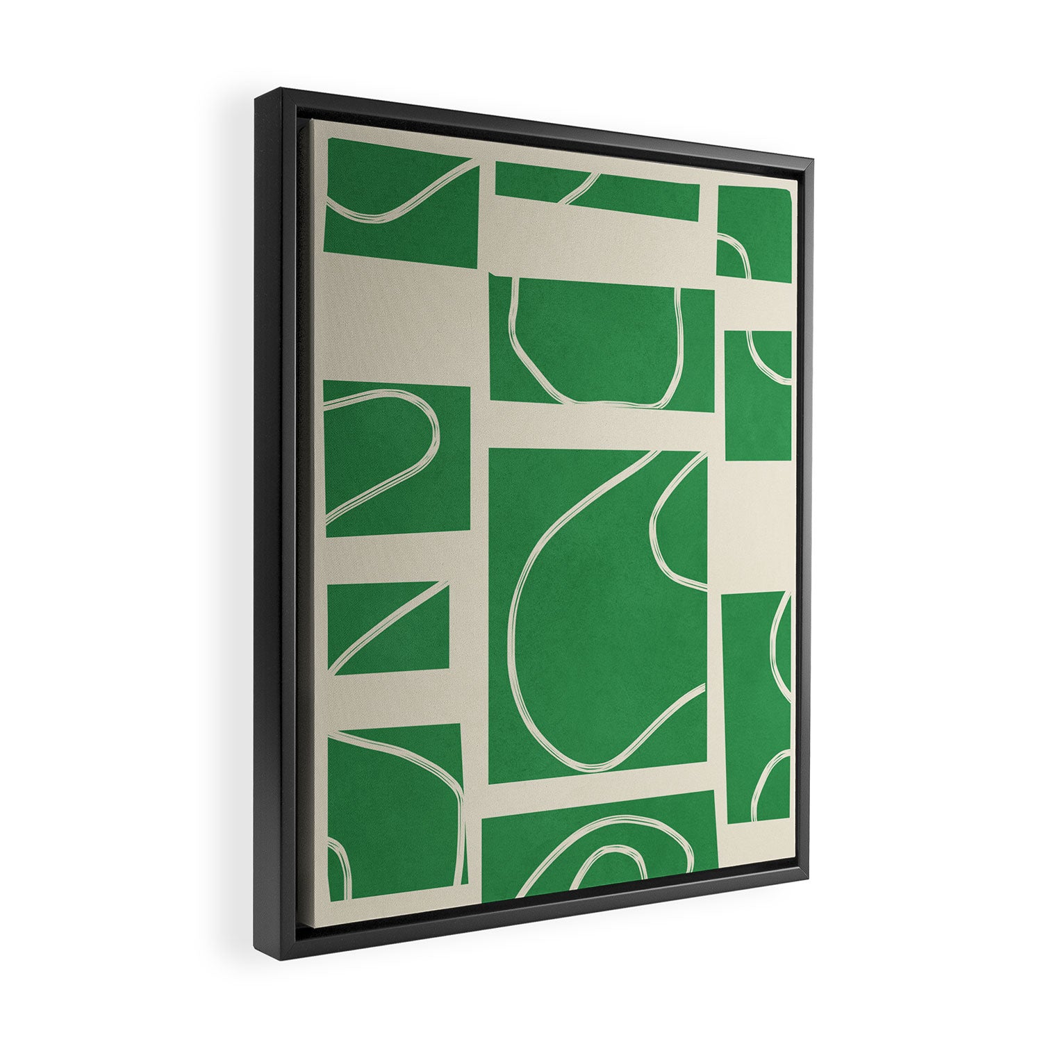 Abstract Pathways 4 Framed Canvas Print Gallery Image 2