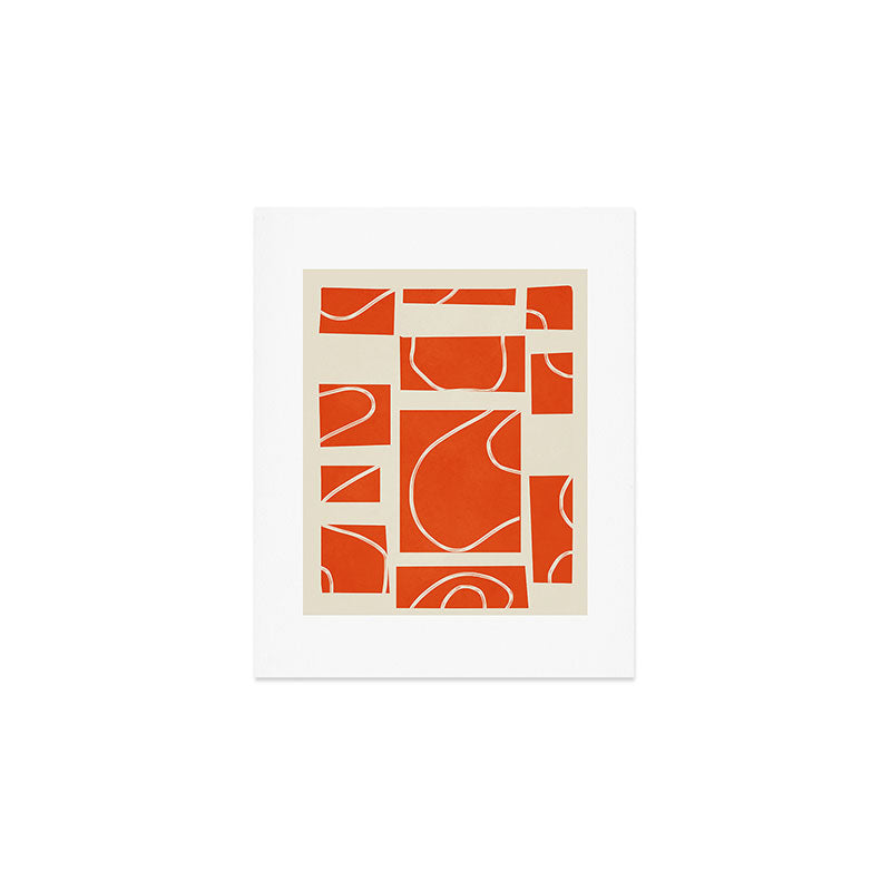 Abstract Pathways 5 Art Print Gallery Image 1