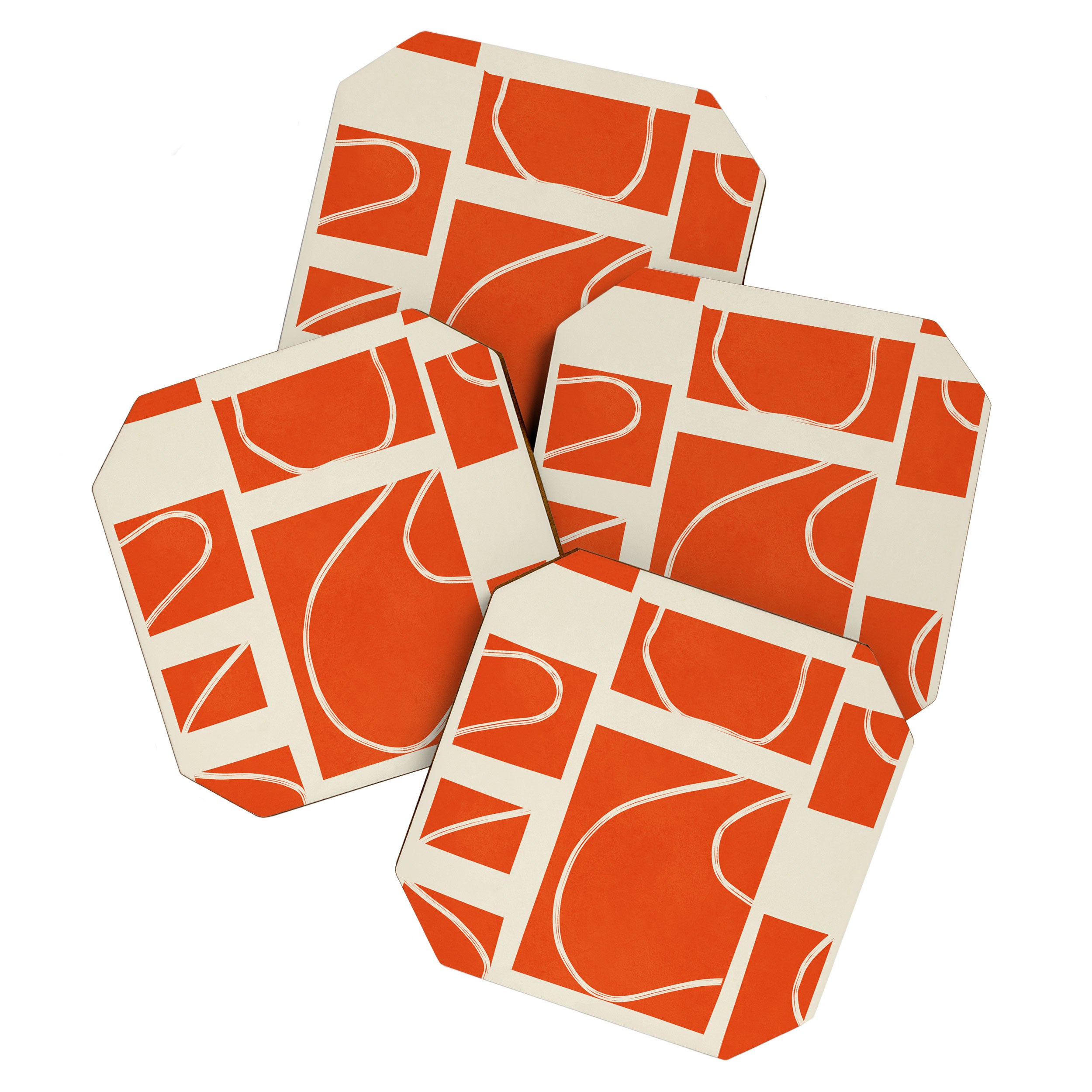 Abstract Pathways 5 Coaster Gallery Image 1