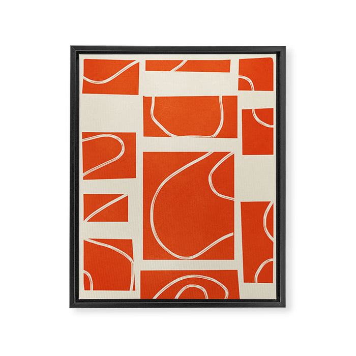 Abstract Pathways 5 Framed Canvas Print Gallery Image 1
