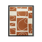 Abstract Pathways 6 Framed Canvas Print Gallery Image 6