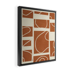 Abstract Pathways 6 Framed Canvas Print Gallery Image 2