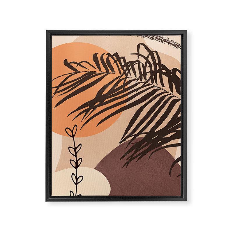 Abstract Plant 01 Framed Canvas Print Gallery Image 6