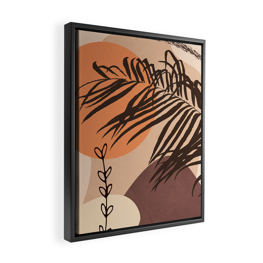 Abstract Plant 01 Framed Canvas Print Gallery Image 2