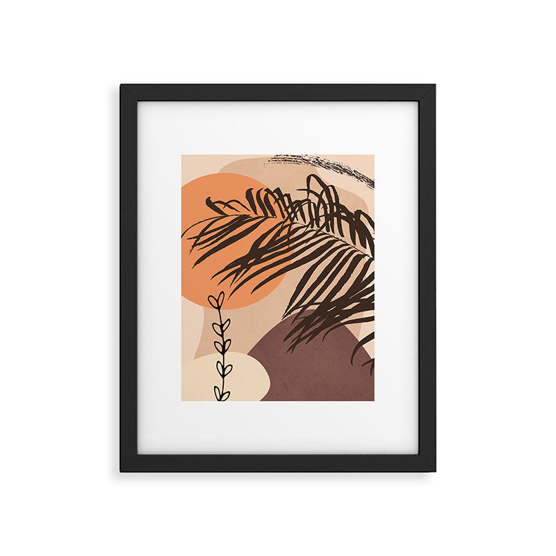 Abstract Plant 01 Framed Art Print Gallery Image 5