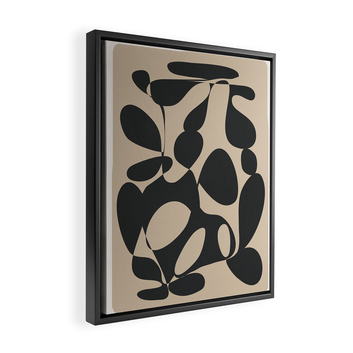 Abstract Shadow 2 Framed Canvas Print Gallery Image 2