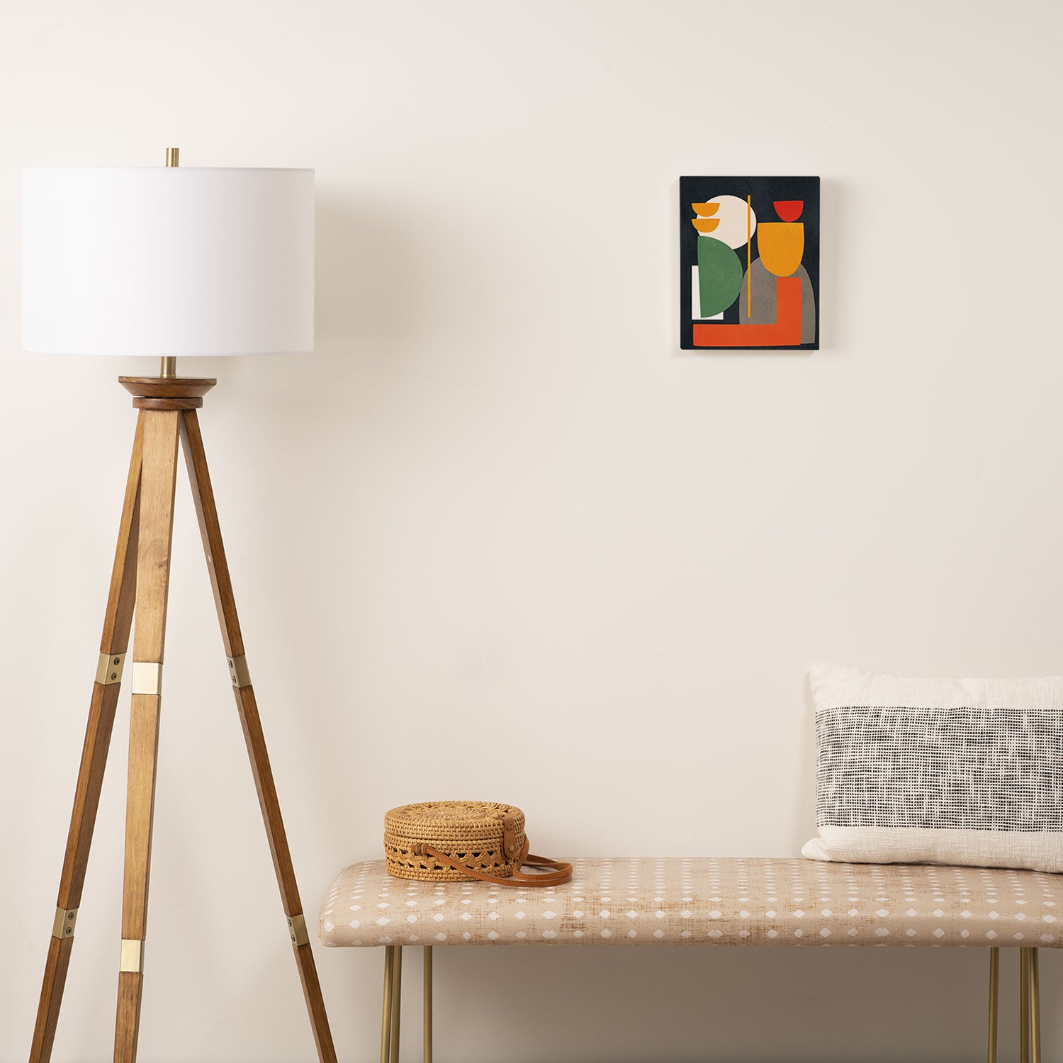 Abstract Shape Setting 02 Canvas Print Gallery Image 2
