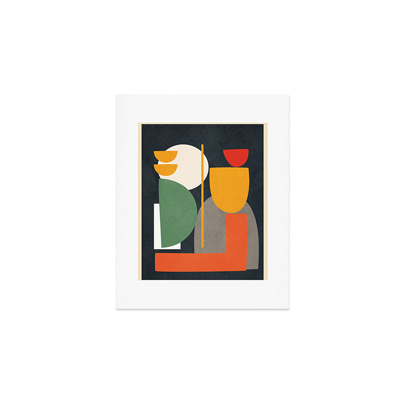Abstract Shape Setting 02 Art Print Gallery Image 1