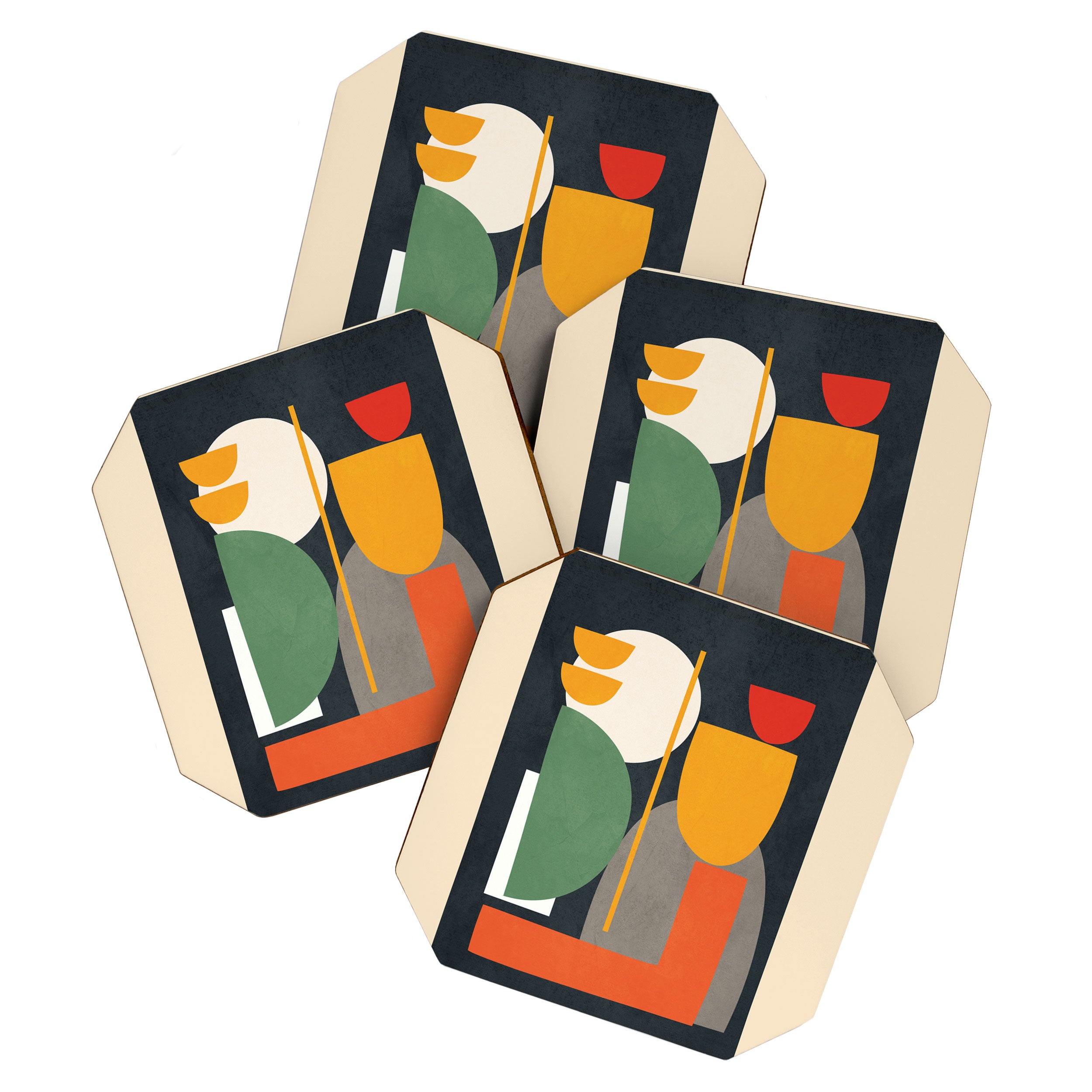 Abstract Shape Setting 02 Coaster Gallery Image 1